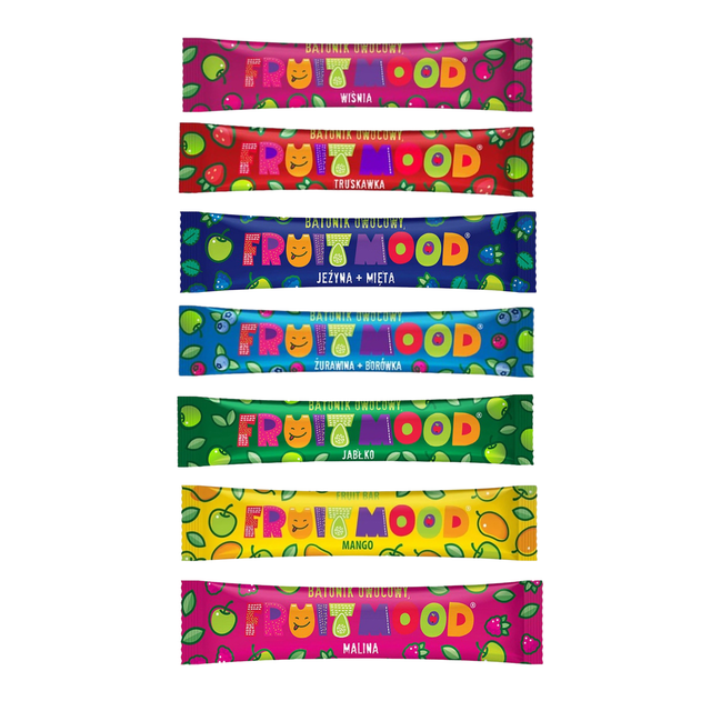 Zestaw batoników owocowych FRUIT MOOD MIX smaków 7 szt. - Baton owocowy - Sklep Fit-Land - Sklep Fit-Land - Kup na www.fit-land.eu