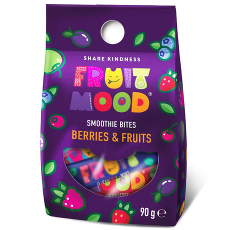 FRUIT MOOD Mini batoniki owocowe MIX smaków FRUITS & BERRIES 90 g - Mini batoniki - Sergio LLC - Sklep Fit-Land - Kup na www