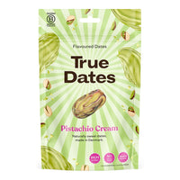 True Dates daktyle o smaku Kremu Pistacjowego PISTACHIO CREAM 100 g - Daktyle smakowe - True Dates - Sklep Fit-Land - Kup na www