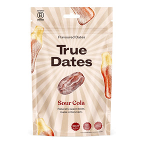 True Dates daktyle o smaku Kwaśnej Coli SOUR COLA 100 g - Daktyle smakowe - True Dates - Sklep Fit-Land - Kup na www