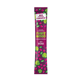 FRUIT MOOD Batonik owocowy Wiśnia bez dodatku cukru 10 g - Batony owocowe - Sergio LLC - Sklep Fit-Land - Kup na www