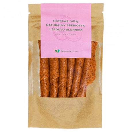 Naturalnie Zdrowi Rollsy Śliwkowe z Inuliną 50 g - - Naturalnie Zdrowi - Sklep Fit-Land - Kup na www