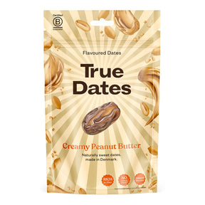 True Dates daktyle o smaku Kremu Orzechowego PEANUT BUTTER 100 g - Daktyle smakowe - True Dates - Sklep Fit-Land - Kup na www