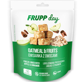 FRUPP Day kostki owsiane Jabłko i cynamon 25 g - Przekąski liofilizowane - FRUPP - Sklep Fit-Land - Kup na www