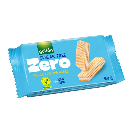 Gullon Wafle waniliowe bez dodatku cukru 60 g - Ciastka i wafelki - Sklep Fit-Land - Sklep Fit-Land - Kup na www