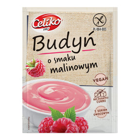 Celiko Budyń o smaku malinowym 40 g bezglutenowy - Budynie - Celiko - Sklep Fit-Land - Kup na www