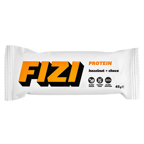 FIZI Hazelnut Choco Baton proteinowy Orzech Laskowy i Czekolada w polewie czekoladowej 45 g - Baton proteinowy - FIZI - Sklep Fit-Land - Kup na www