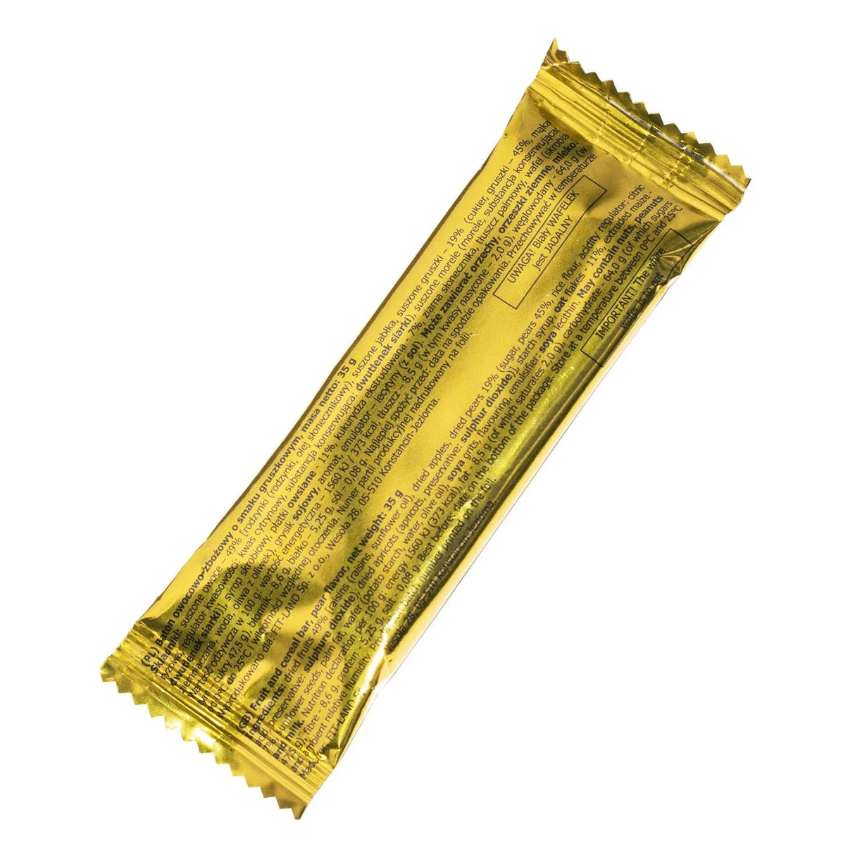 Baton owocowo-zbożowy o smaku gruszkowym 35 g - Baton owocowy - Fit-Land - Sklep Fit-Land - Kup na www