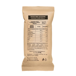 Suszone chipsy z ziemniaka o smaku bekonu 20 g