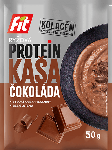 Fit Kaszka proteinowa ryżowa Czekoladowa 50 g - Kaszka ryżowa - Usovsko Food - Sklep Fit-Land - Kup na www.fit-land.eu