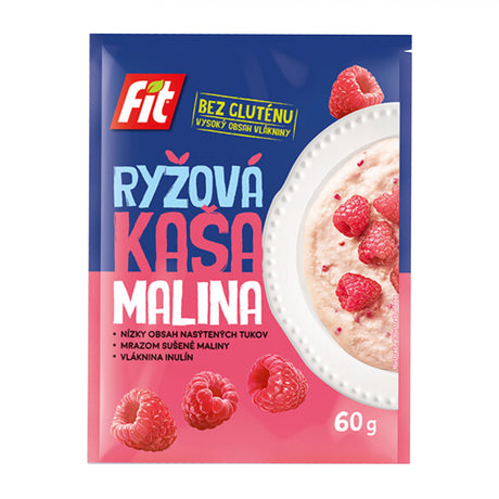 Fit Kaszka ryżowa malinowa 60 g - Kaszka ryżowa - Usovsko Food - Sklep Fit-Land - Kup na www