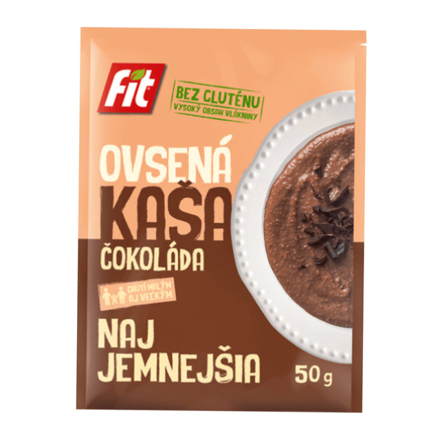 Fit Kaszka owsiana czekoladowa 50 g - Kaszka owsiana - Usovsko Food - Sklep Fit-Land - Kup na www.fit-land.eu