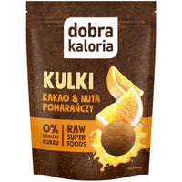Dobra Kaloria Kulki Mocy Kakao z Nutą Pomarańczy 65 g - Kulki mocy - Kubara Sp