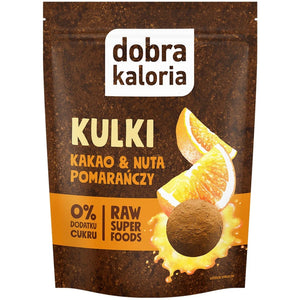 Dobra Kaloria Kulki Mocy Kakao z Nutą Pomarańczy 65 g