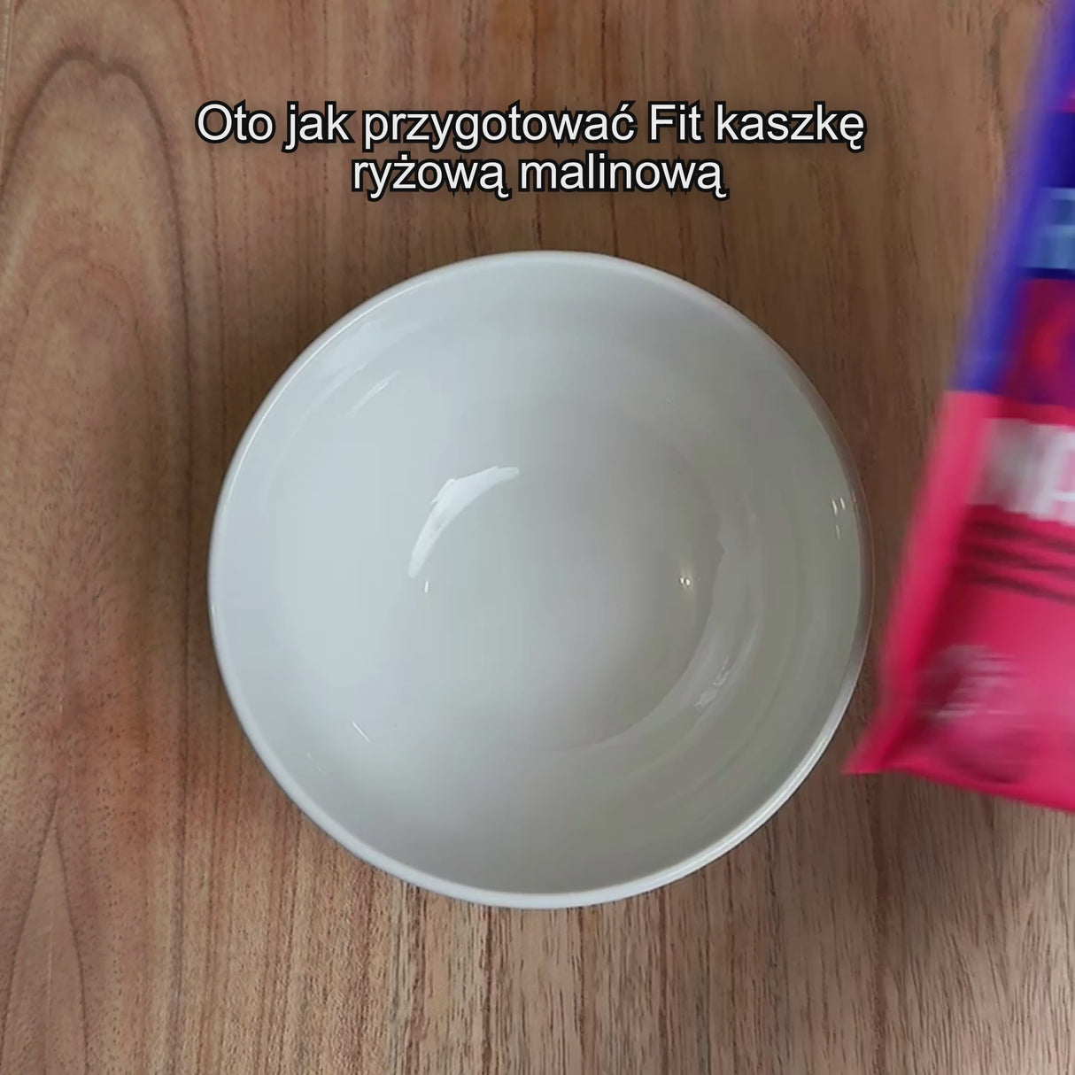 Fit Kaszka ryżowa malinowa 60 g