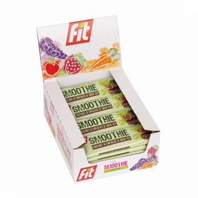 Zestaw batonów Fit SMOOTHIE orzechy laskowe, czekolada i zielona herbata 32 g 24 sztuki - Baton owocowy - Usovsko Food - Sklep Fit-Land - Kup na www