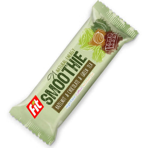 Fit SMOOTHIE Baton owocowo-orzechowy orzechy laskowe, czekolada i zielona herbata 32 g